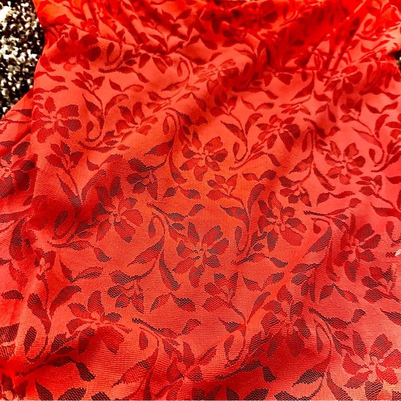 FREE PEOPLE || Olivia Lace Bodysuit in Lady Bird Red - Size XS ❤️NWT❤️ - Picture 13 of 16